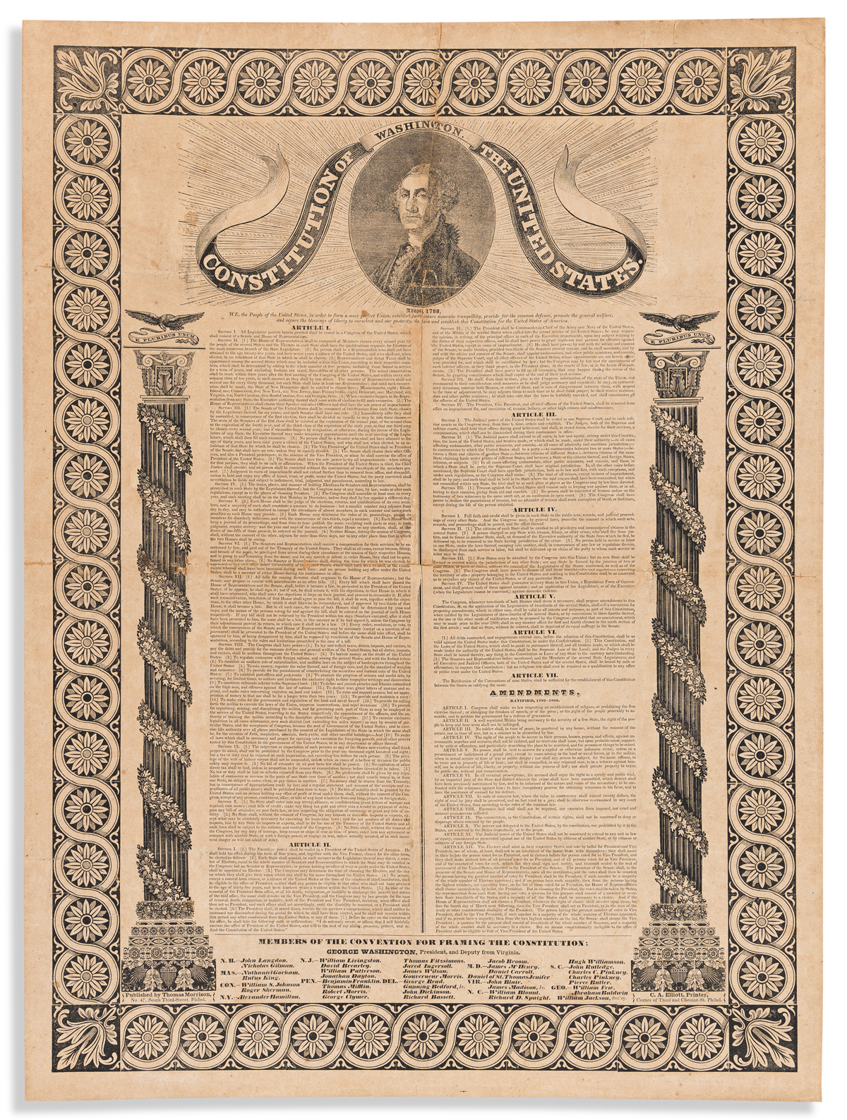 (WASHINGTON.) Constitution of the United States.
